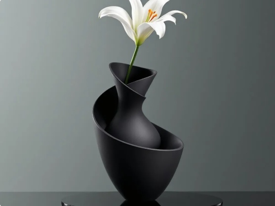 Minimalist Loop Vase